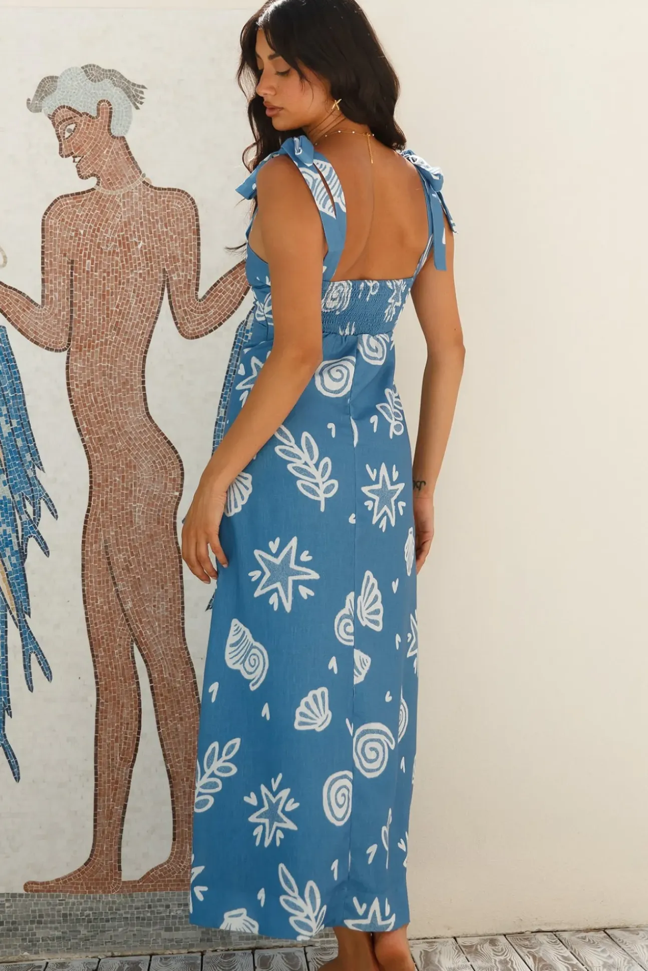 Rockpool Roamer Maxi Dress Blue