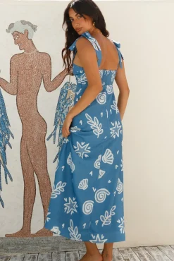 Rockpool Roamer Maxi Dress Blue