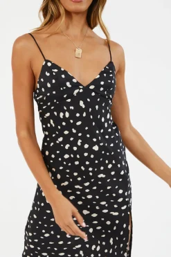 Rolling Straight Midi Dress
