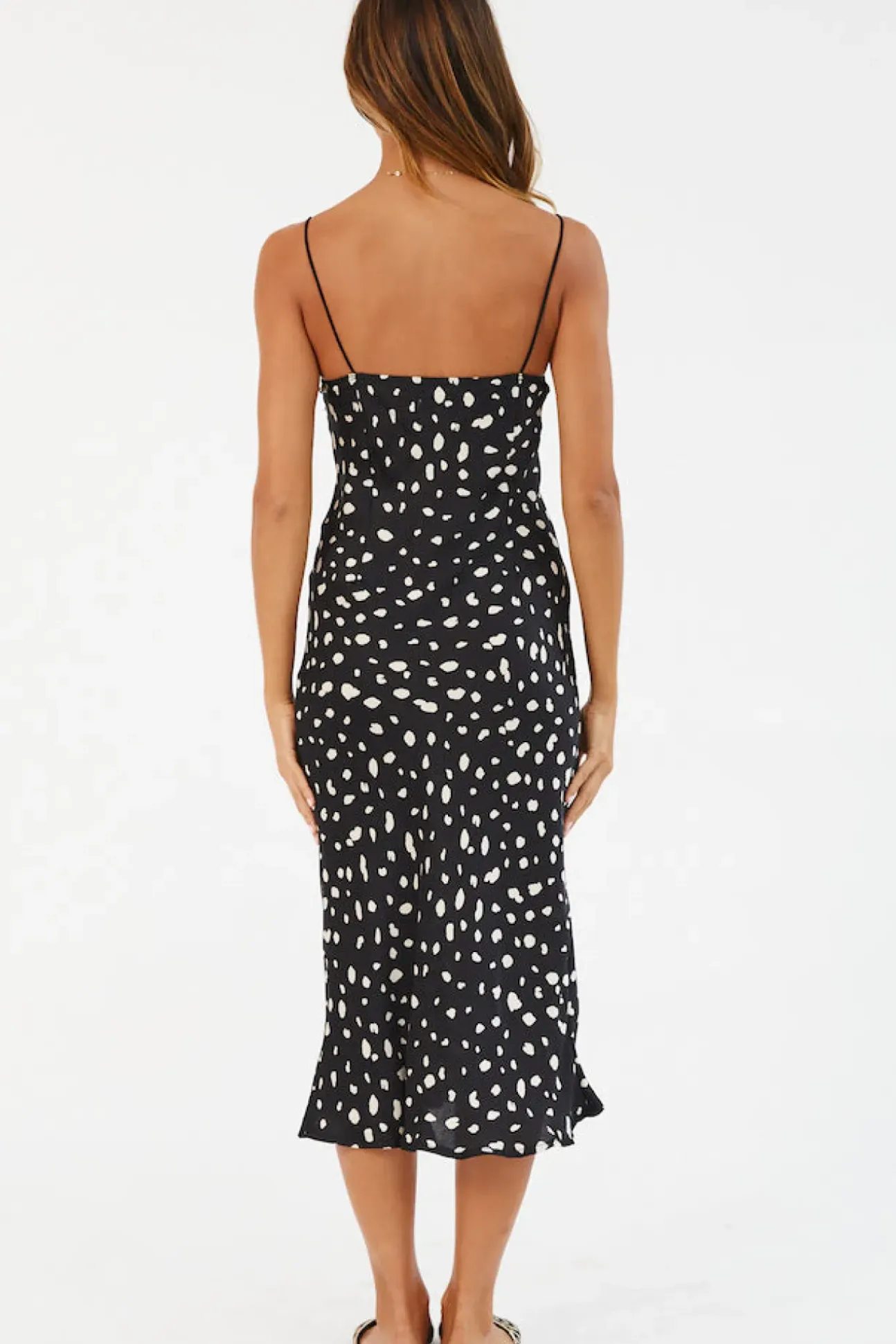 Rolling Straight Midi Dress