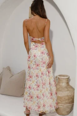 Romantic Poetry Maxi Dress Yellow