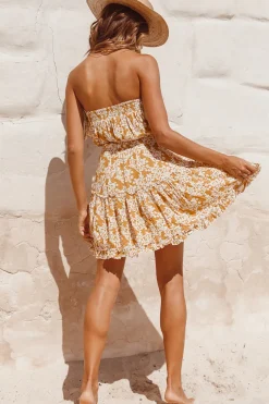 Run Away Dress Mustard