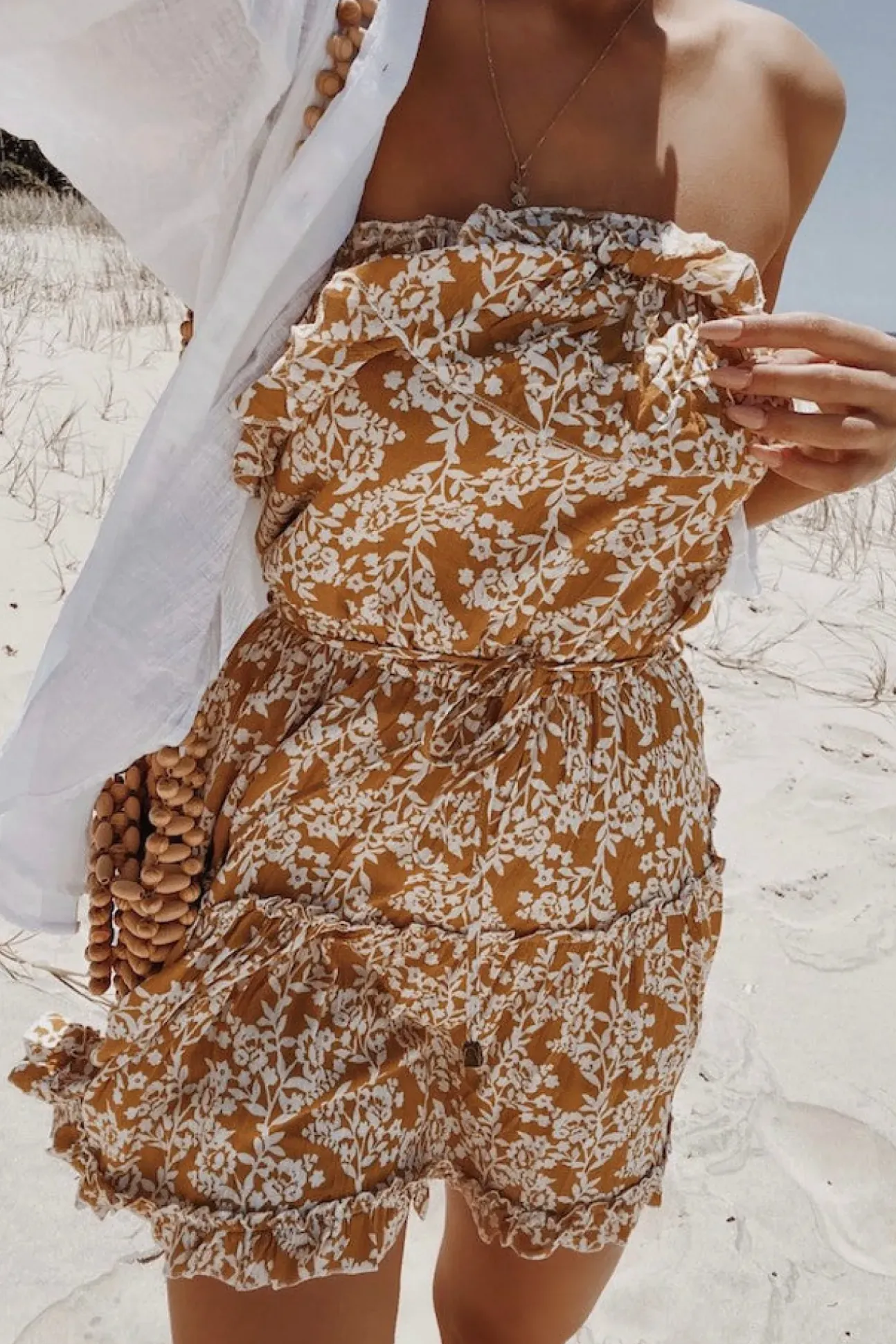 Run Away Dress Mustard