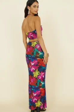RUNAWAY THE LABEL Zarela Maxi Skirt Black