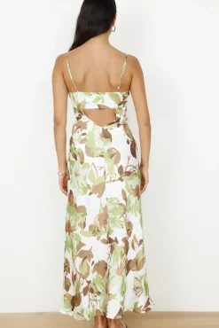 Safari Tour Maxi Dress Green