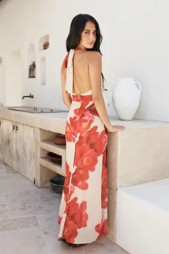 Sahara Sunset Maxi Dress Cream