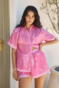 Sailing Ahead Shirt Pink