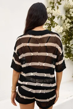 Sailing Seas Knit Set Black
