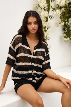 Sailing Seas Knit Set Black