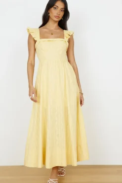 Salty Air Maxi Dress Yellow