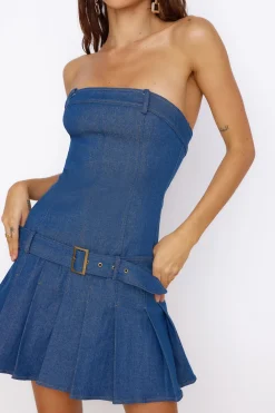 Sandcastle Dreams Dress Denim