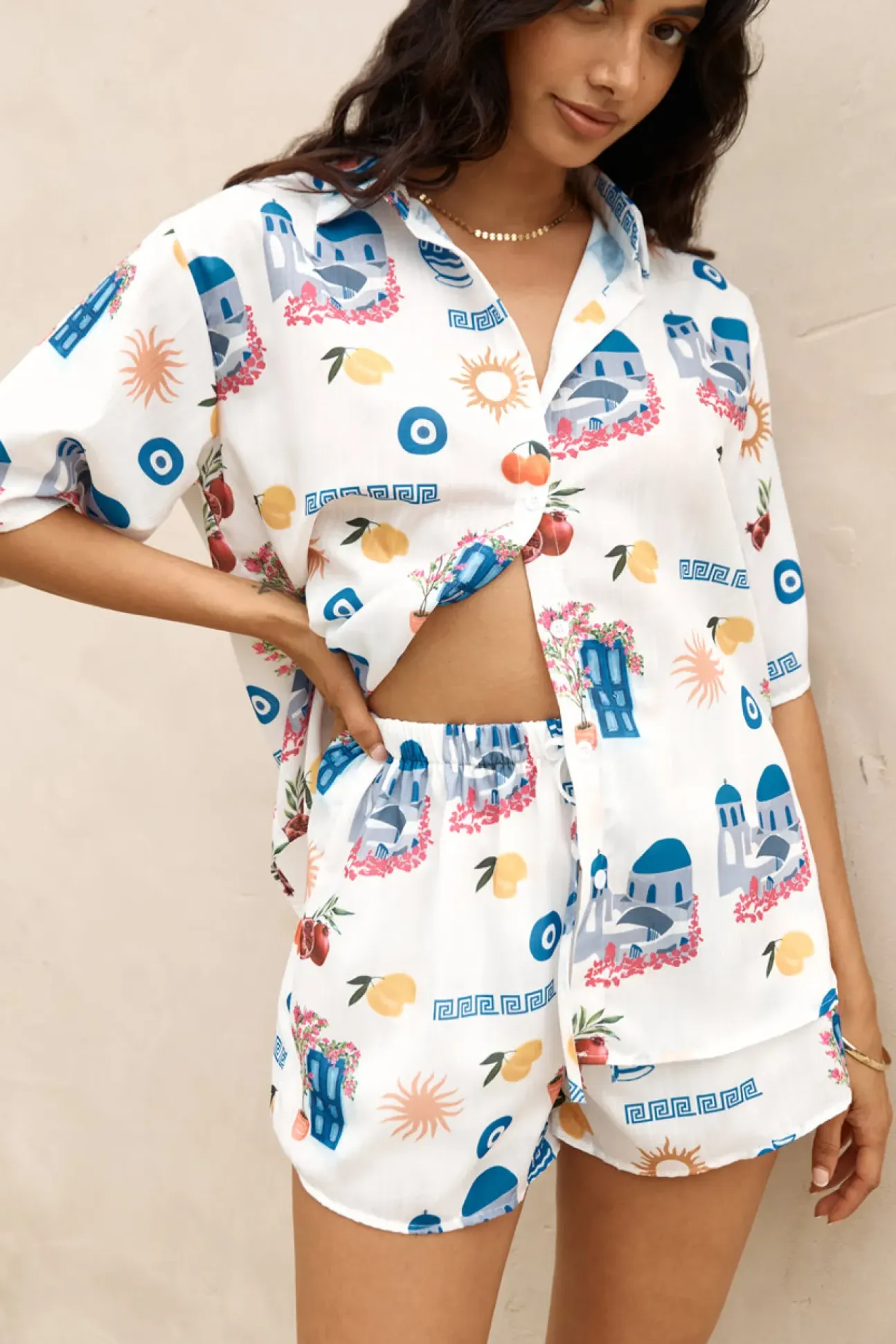 Santorini Summer Set Blue