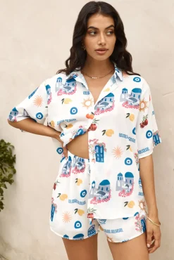 Santorini Summer Set Blue