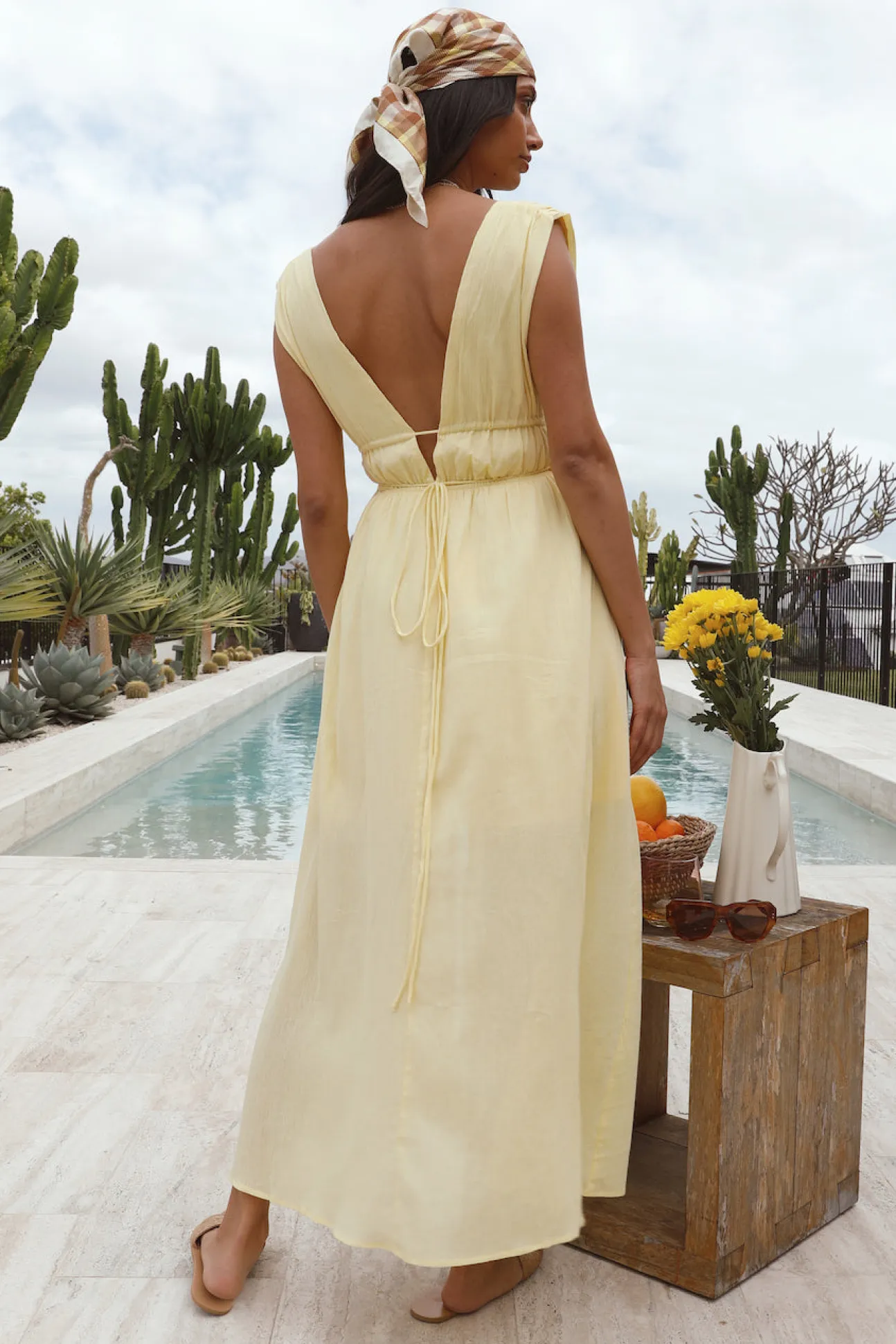 Savour The Moment Maxi Dress Yellow