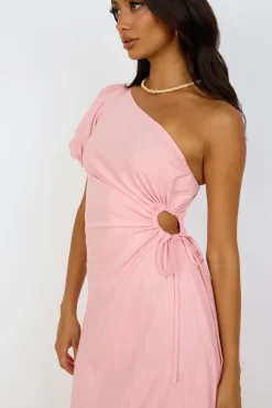 Say Goodbye Maxi Dress Pink