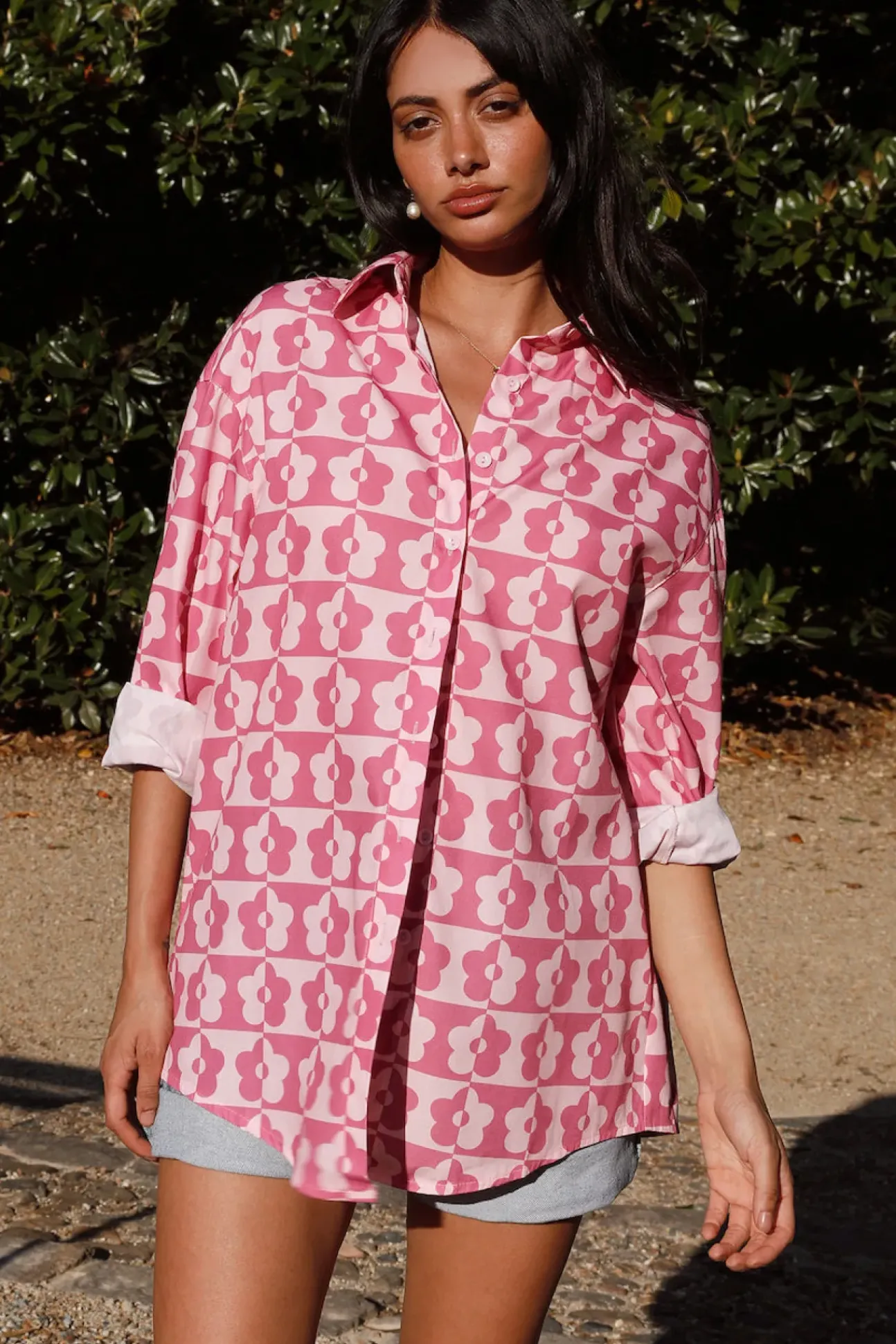 Secrets Of Summer Shirt Pink