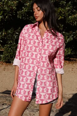 Secrets Of Summer Shirt Pink