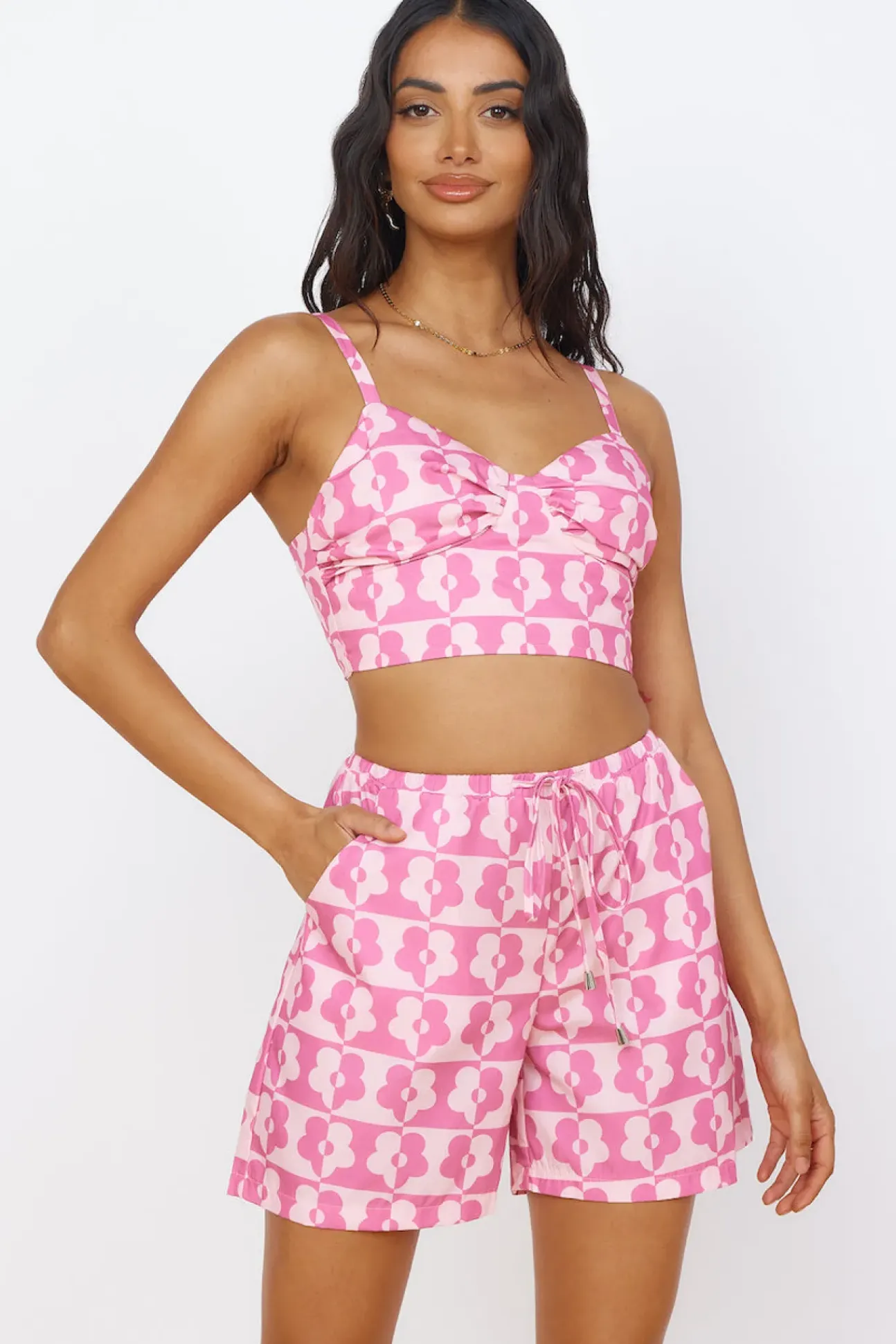 Secrets of Summer Shorts Pink
