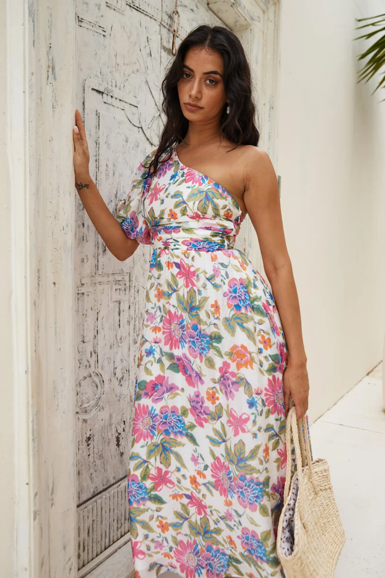 See You There Midi Dress Pink
