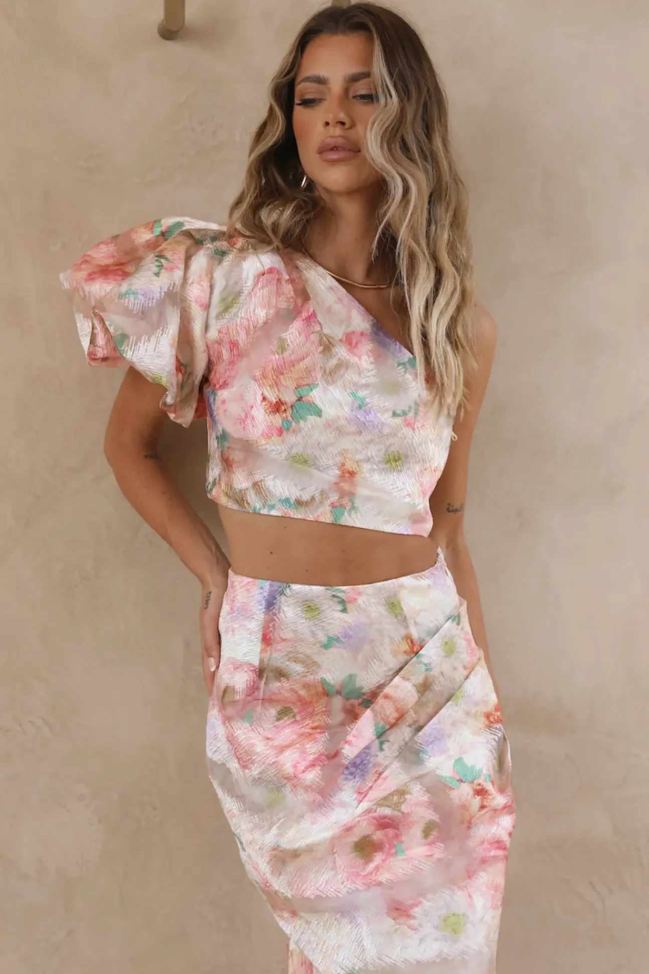 Serenity Crop Top Pink