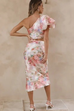 Serenity Midi Skirt Pink