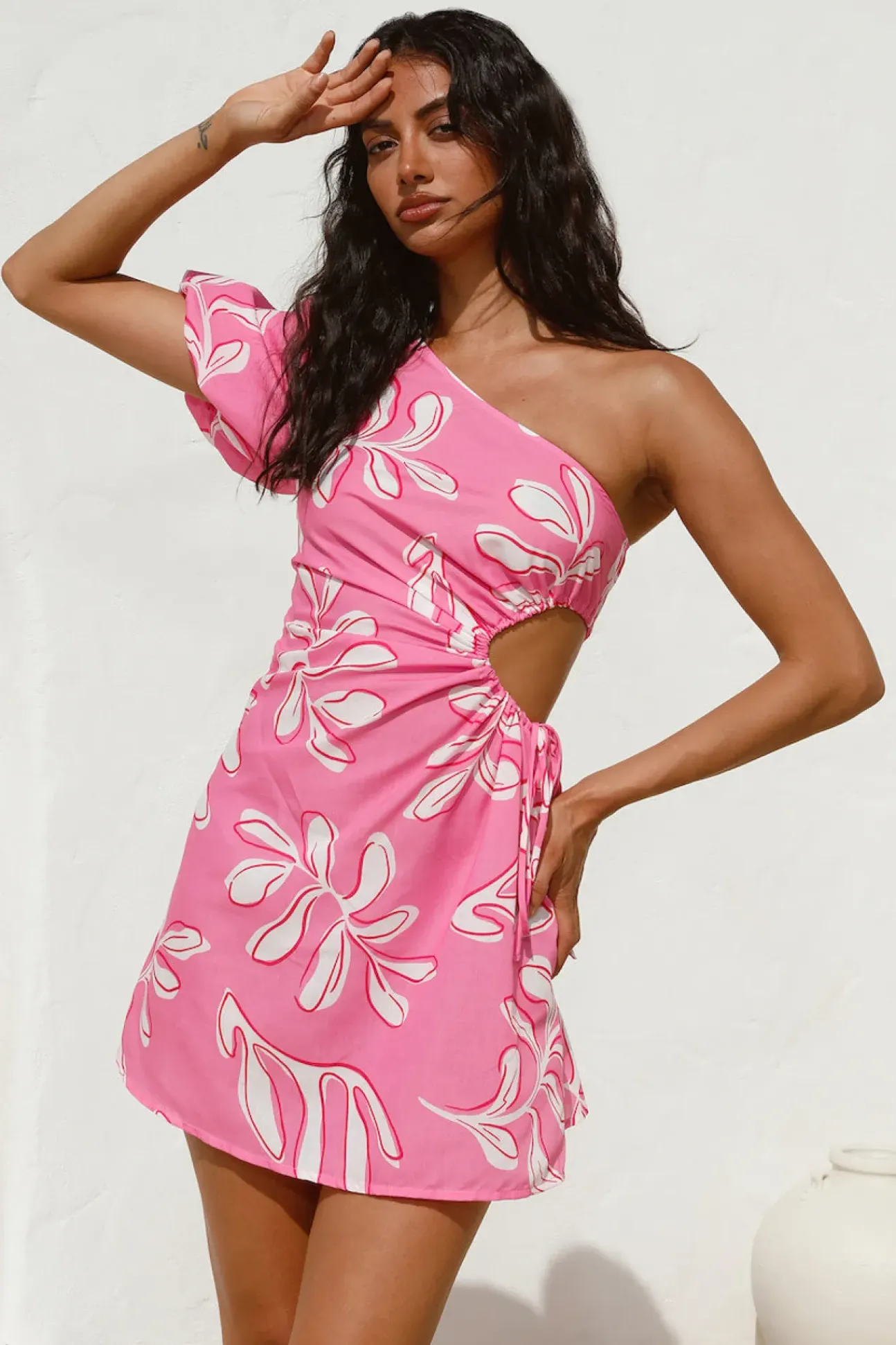 Settle In Mini Dress Pink