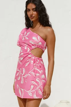 Settle In Mini Dress Pink