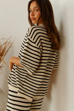SEVEN WONDERS Cherie Knit Shirt Sand