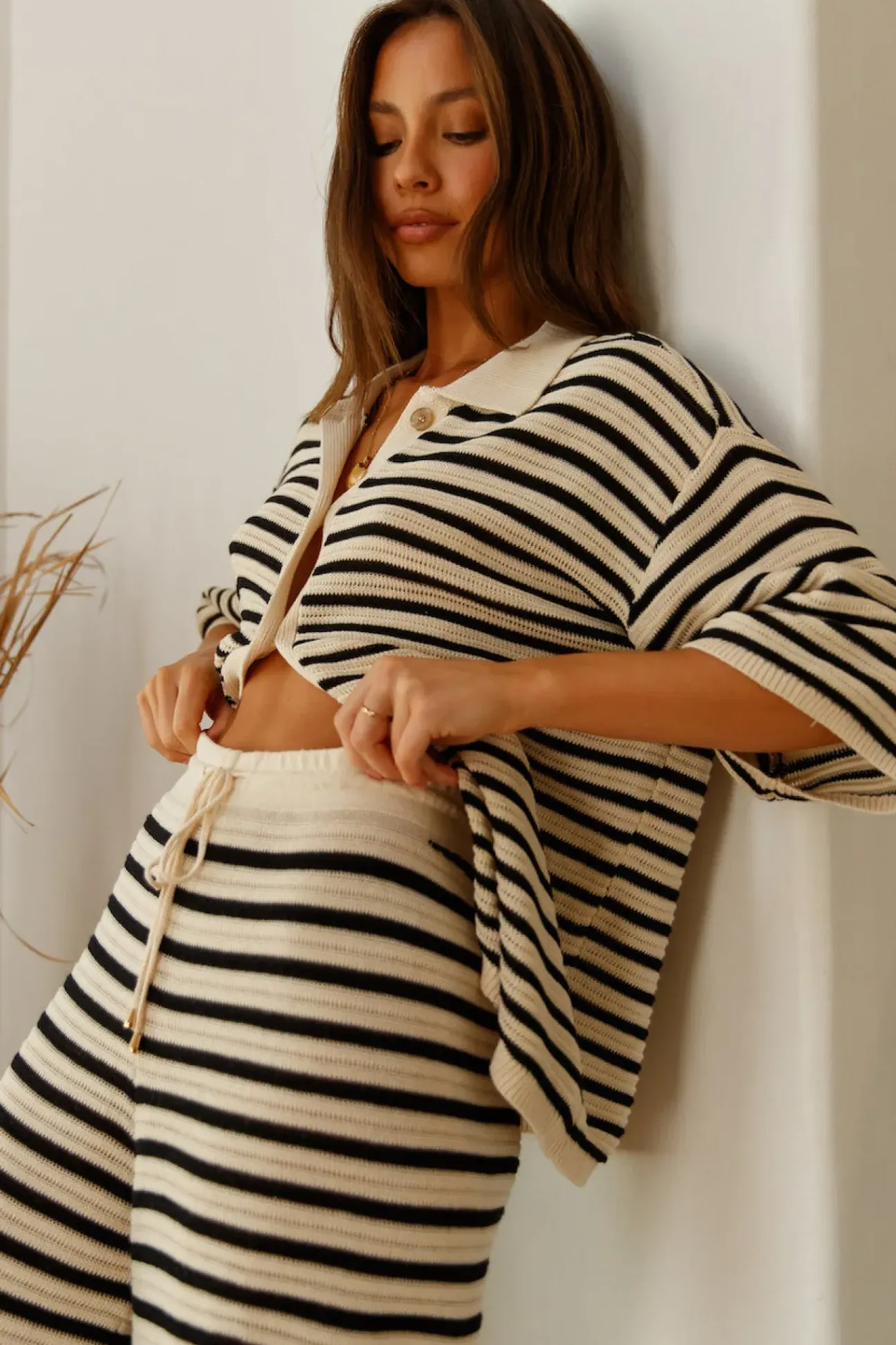 SEVEN WONDERS Cherie Knit Shirt Sand