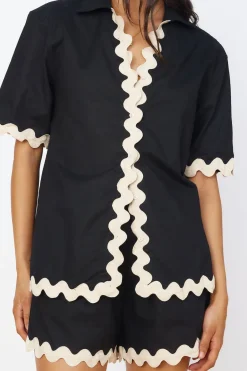 SEVEN WONDERS Harry Shirt Black
