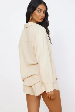 SEVEN WONDERS Kiana Shirt Sand