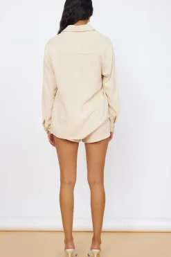 SEVEN WONDERS Kiana Shirt Sand