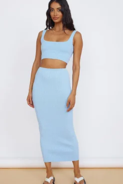 SEVEN WONDERS Kora Maxi Skirt Sky Blue