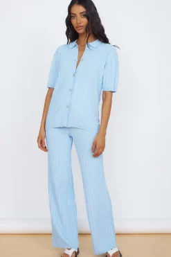 SEVEN WONDERS Kora Top Sky Blue
