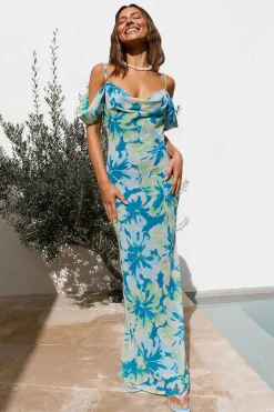 SEVEN WONDERS Longina Maxi Dress Green