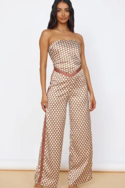 SEVEN WONDERS Milani Scarf Top Chocolate