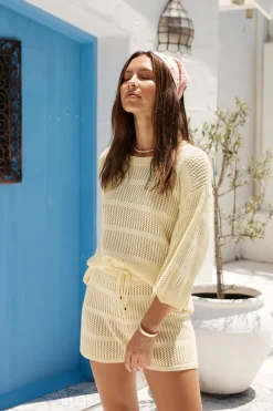 SEVEN WONDERS Samia Top Lemon