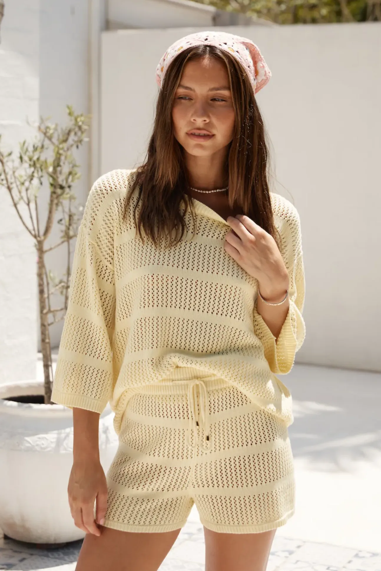 SEVEN WONDERS Samia Top Lemon