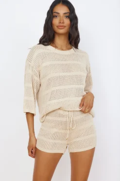 SEVEN WONDERS Samia Top Sand