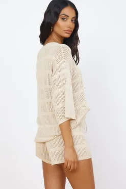 SEVEN WONDERS Samia Top Sand