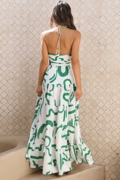 SEVEN WONDERS Yorkalina Maxi Dress Emerald
