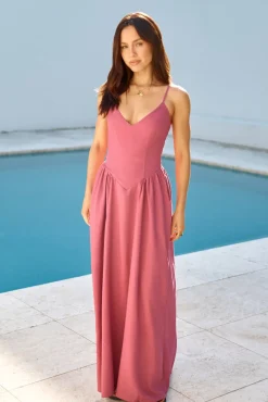 SEVEN WONDERS Zephy Maxi Dress Rose