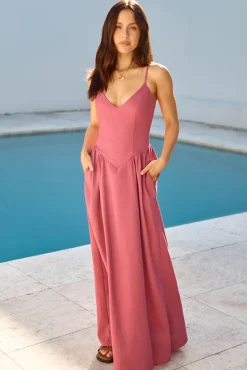 SEVEN WONDERS Zephy Maxi Dress Rose