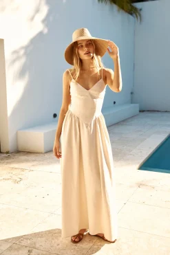 SEVEN WONDERS Zephy Maxi Dress Sand