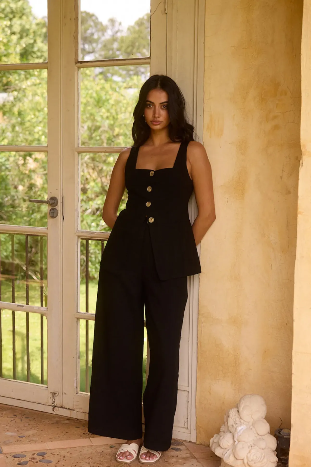 Shell Island Pants Black