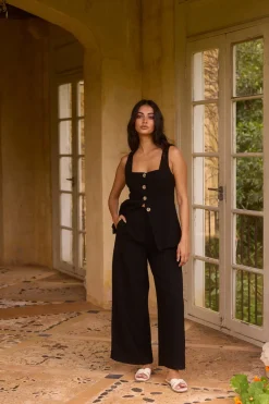 Shell Island Pants Black
