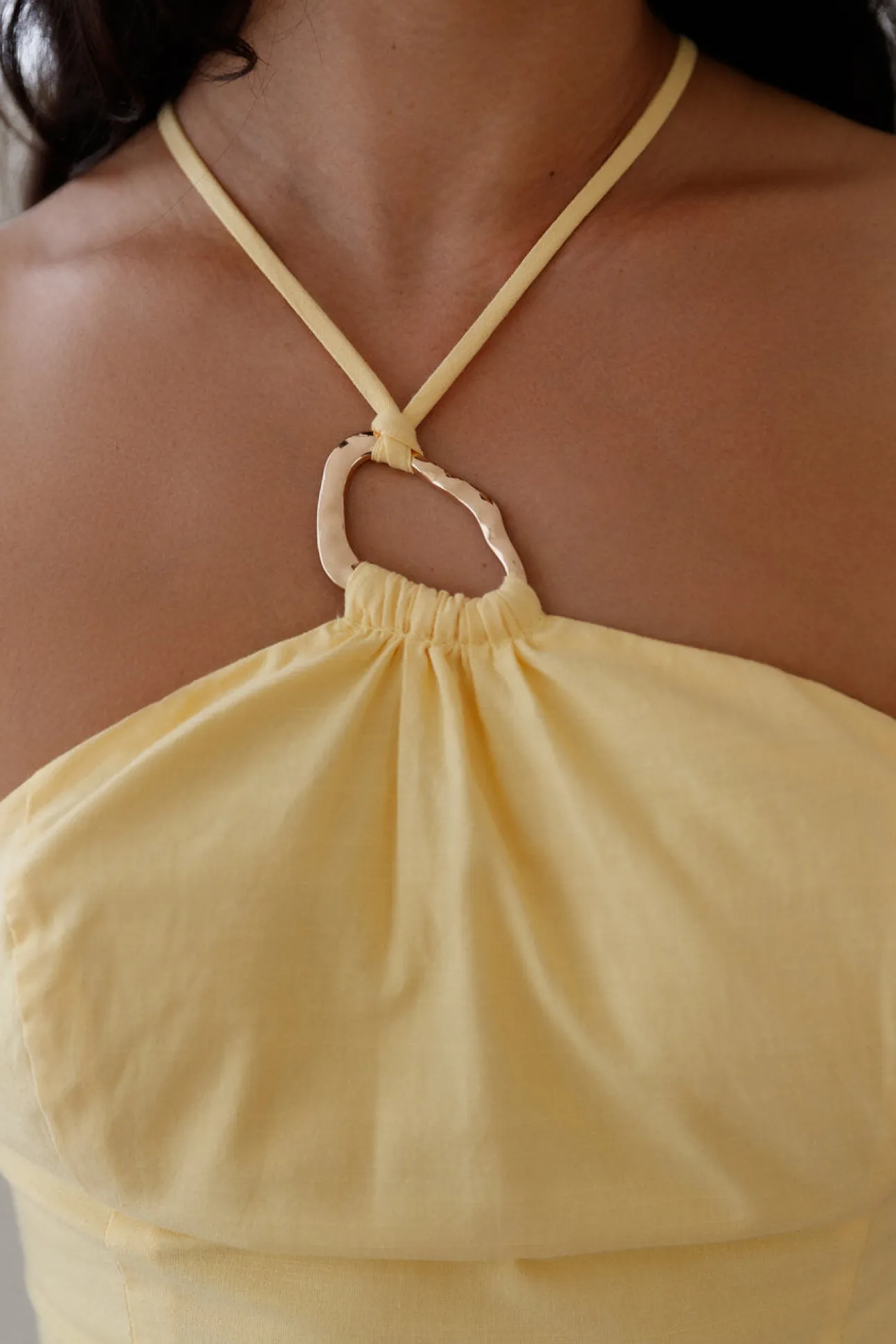 She's Captivating Midi Dress Yellow
