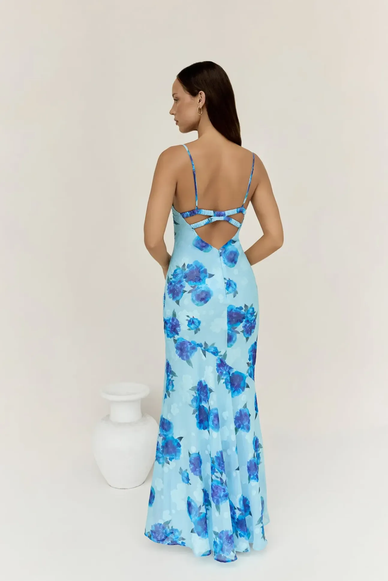 Shine Bright Maxi Dress Blue