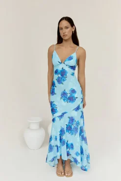 Shine Bright Maxi Dress Blue