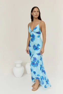Shine Bright Maxi Dress Blue